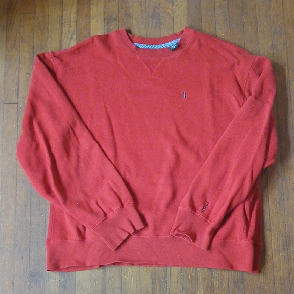 Izod Sweaters - Izod Red Crewneck Sweat Shirt